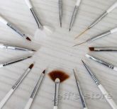 Kit 15 Pincéis Para Decoração De Unhas